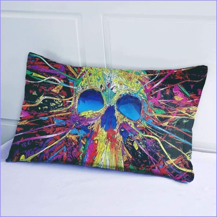 Duvet cover Death head explosion of colors - Image 2