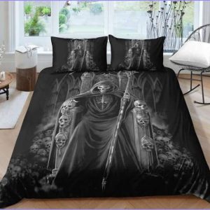 Duvet cover Death Head of Mower Queen of the dead