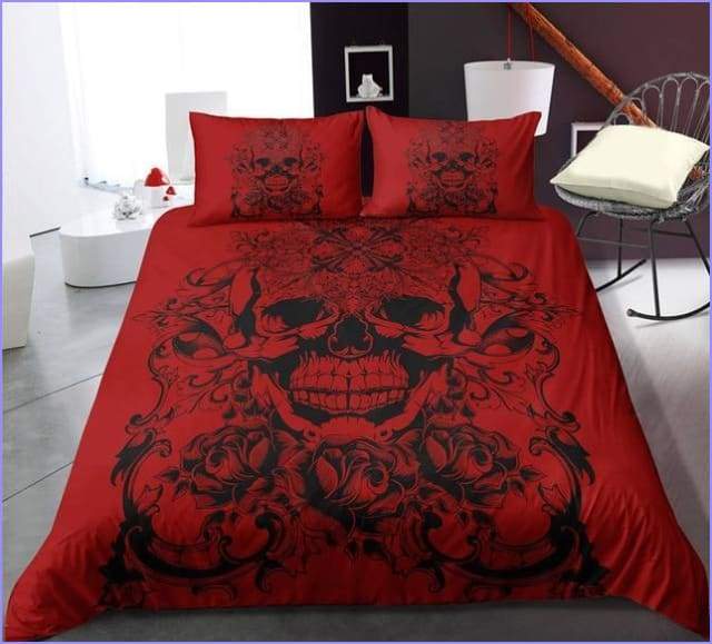 Duvet cover Death's head smile of hell