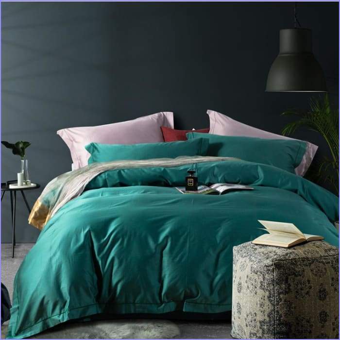 Emerald green duvet cover - Image 2