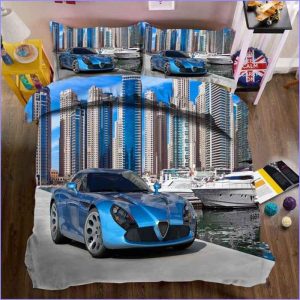 Dubai car duvet cover