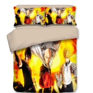One Punch Man Duvet Cover<br> Three Heroes